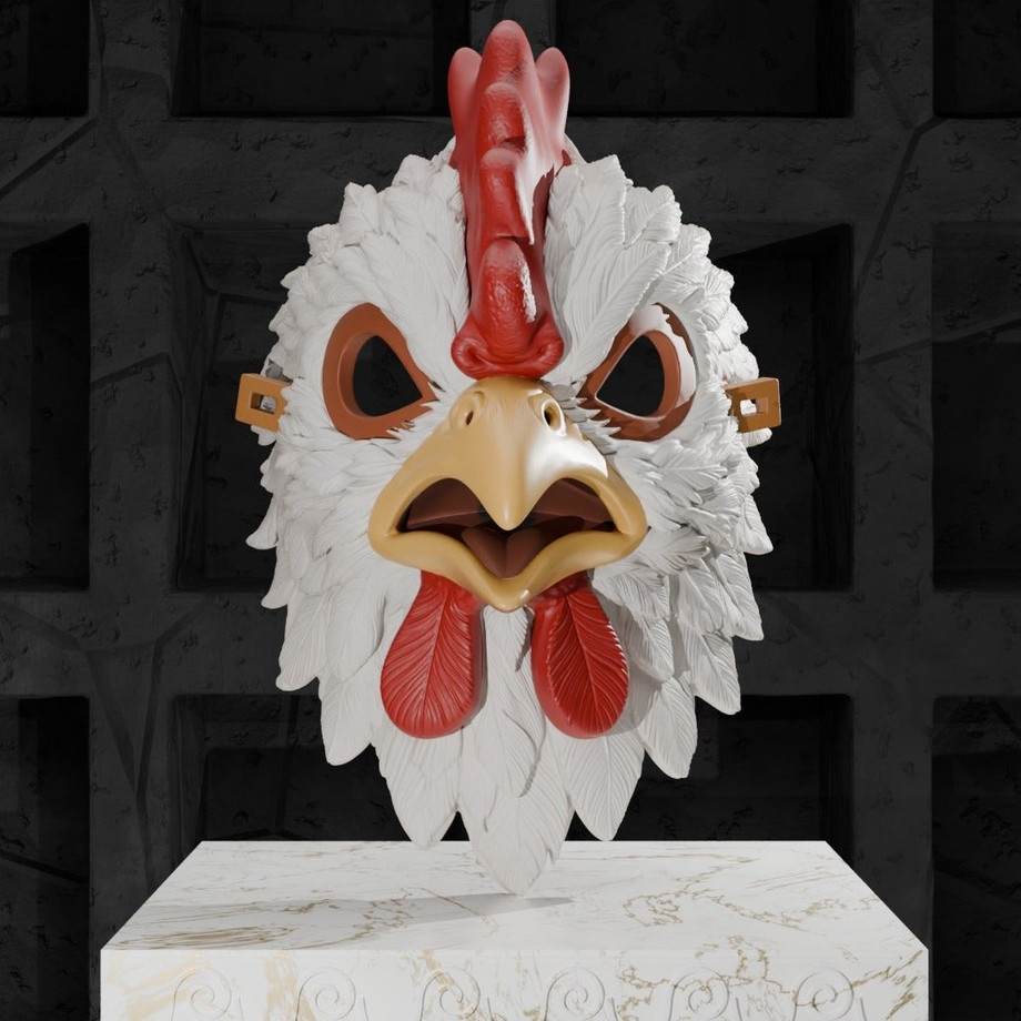 Rooster mask